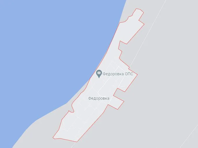 село Фёдоровка на карте