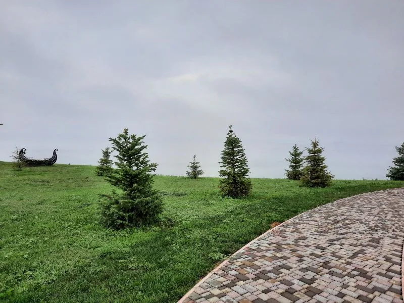 Пейзаж на усадьбе Самариных