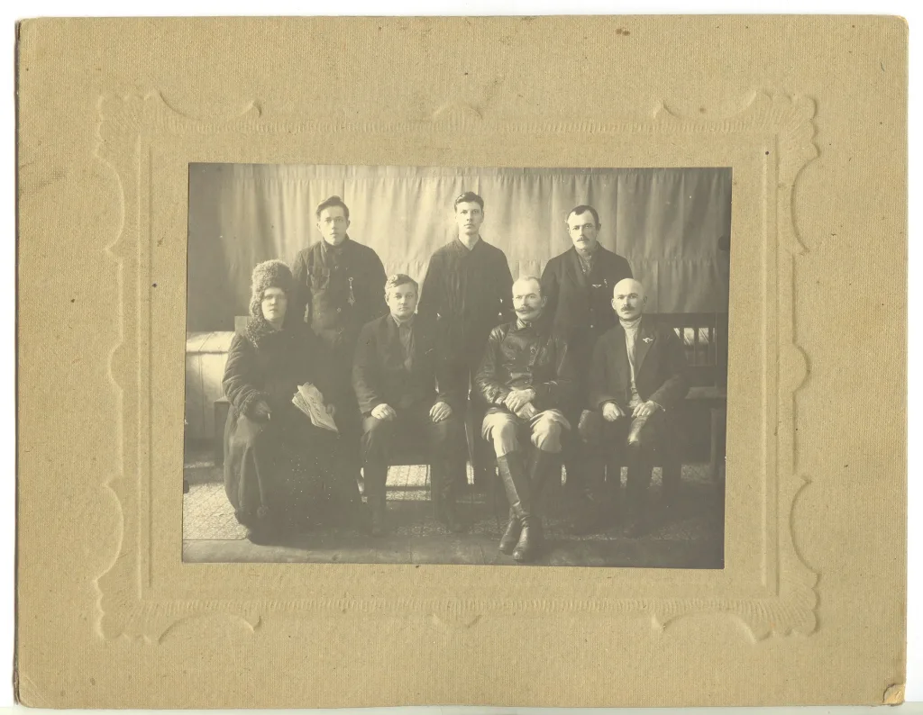 Кадыкова Е. А. в рабочий момент, 1923 год