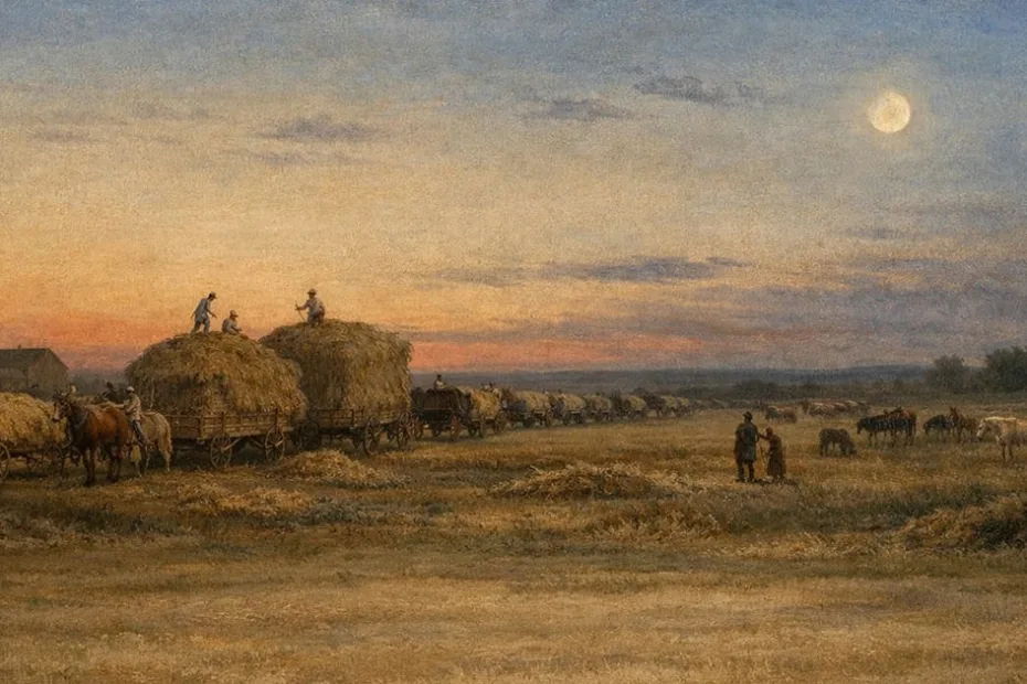 Васильевское глазами Ю. Ф. Самарина. Визуализация по описанию из книги, сгенерировано с помощью ИИ