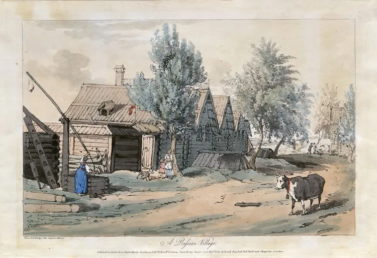 «Русская деревня» — Д. А. Аткинсон, 1804 год