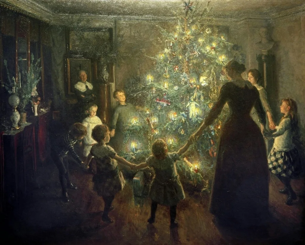 «Светлое Рождество» — Вигго Юхансен, 1891