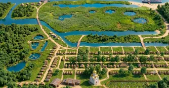 Екатериновка до разлива Волги: карта старого села